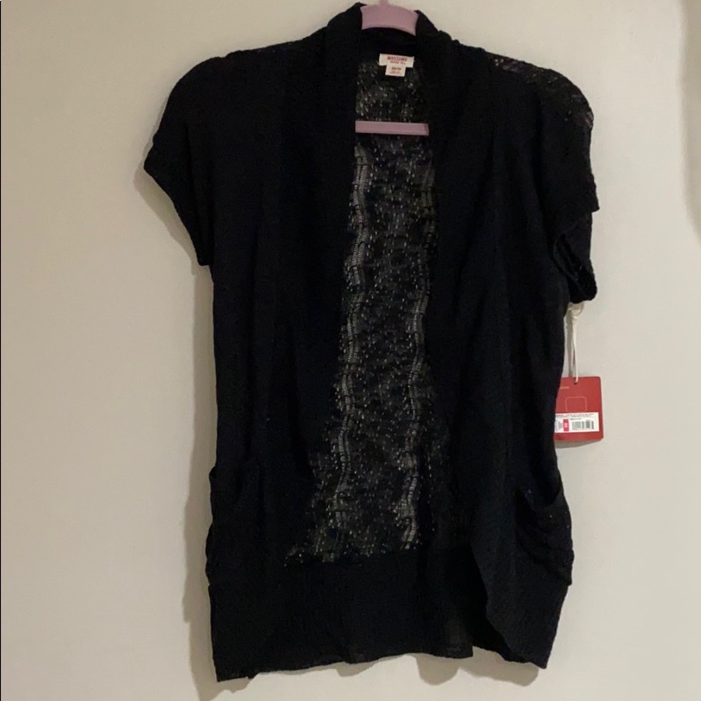 Black Knit Cardigan